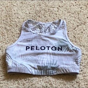 With Peloton Palm Tree Sports Bra